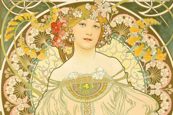 「アルフォンス・ミュシャ展」小田急百貨店新宿店で、“星シリーズ四連作”などミュシャ作品約500点