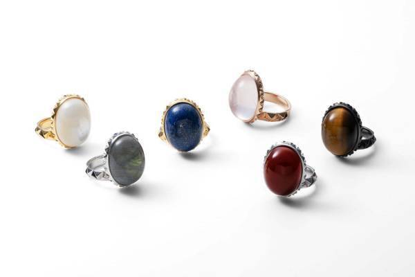 リーフェ ジュエリー新作「タブレット リング」“薬”のようなお守りジュエリー、ターコイズなど全12色