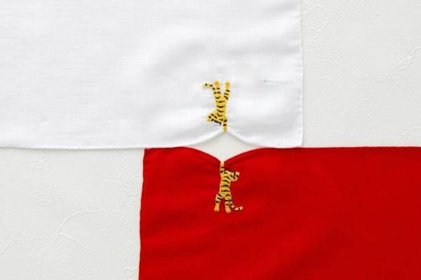 2022年干支"トラ"やねじり梅のお正月ハンカチ、クラシクス・ザ・スモールラグジュアリから