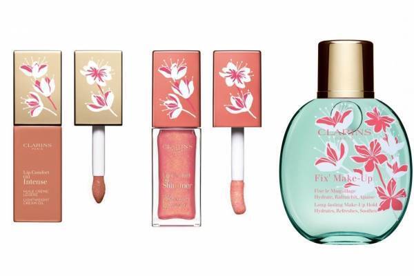 クラランス2022年春コスメ、アジアの花“天人花”着想の限定「コンフォート リップオイル」など