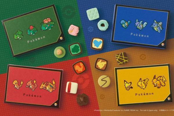 「ポケモン」バレンタインショコラがメリーチョコレートから、ピカチュウやヒトカゲの“進化”を表現