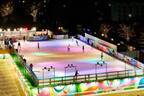 都内最大級の屋外アイススケートリンク、東京ミッドタウンに - 幻想的な光が照らす“夜のスケート”も