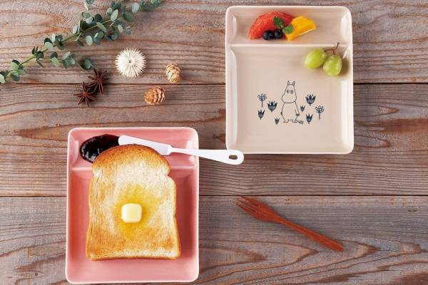 ムーミン&リトルミイの“トーストを美味しく食べる”ための新作プレート、山加商店から