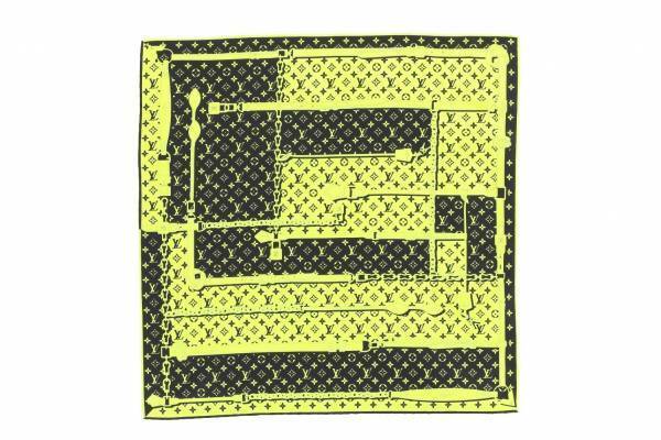 ルイ・ヴィトンの新作シルクスカーフ、モノグラム・パターン×ネオンカラーや2WAYデザイン