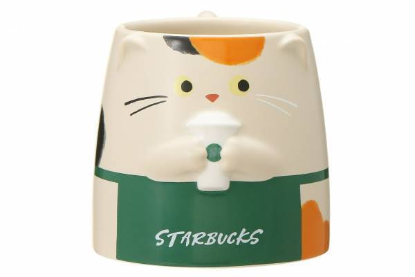 スターバックス“寅”や“三毛猫”モチーフの冬グッズ、猫バリスタのマグカップやとらに扮したベアリスタ
