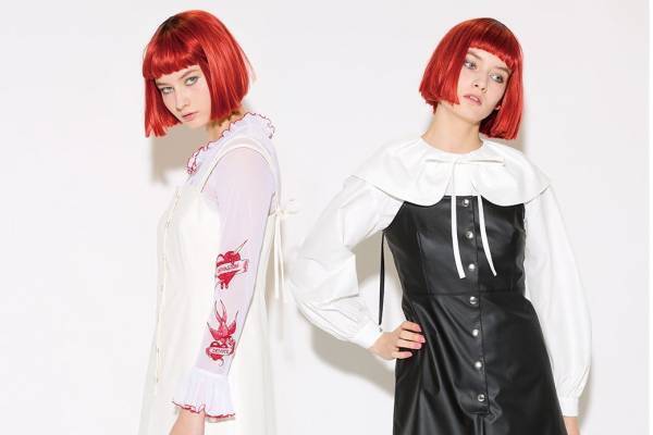 ミルク2022年春新作“フリル付き”ライダースジャケット、タトゥー風ワッペンのトップスも