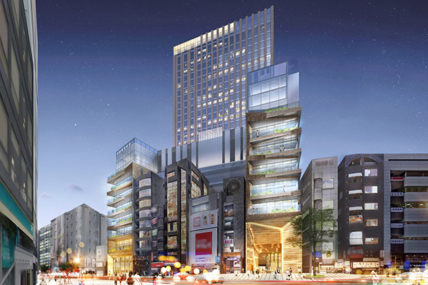 渋谷・道玄坂の旧「ドン・キホーテ渋谷店」跡地に大型複合施設、商業店舗や外資系ライフスタイルホテル