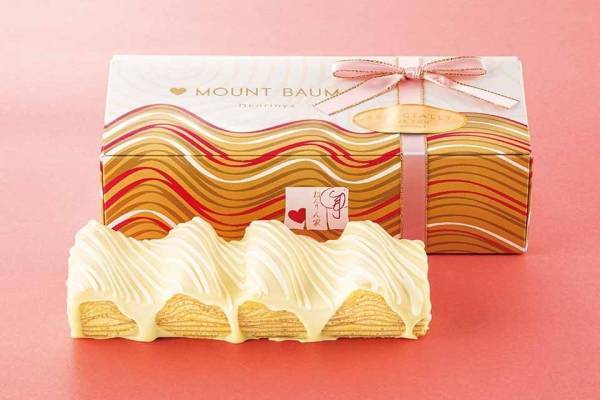 「ねんりん家」ミルキーなホワイトショコラたっぷり、ホワイトデー限定“真っ白”バームクーヘン