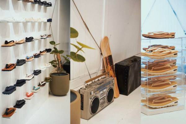 ごゑもん直営店が東京・蔵前に、雪駄×スニーカー「雲駄」全色やスノーピークとのコラボシューズ