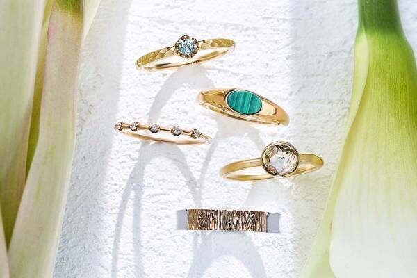 スタージュエリー ガール新作ジュエリー、カラーストーンリングや  