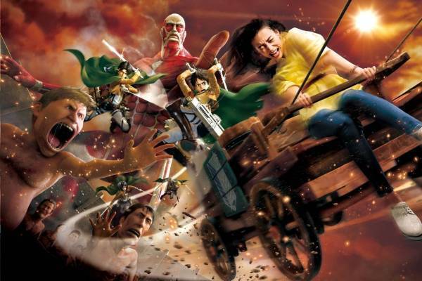 USJ「進撃の巨人 XRライド」対巨人の戦場を疾走するVRライドアトラクション再び