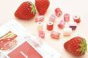 パパブブレ2022年春スイーツ、苺柄のいちごミックス＆サクサク食感いちごチョコキャンディ