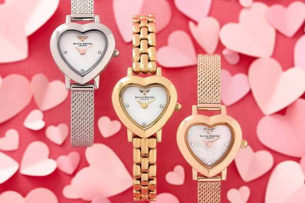 オリビア・バートン新作“アネモネ＆ライラック”のフラワーウォッチ、“ハート”のバレンタイン腕時計