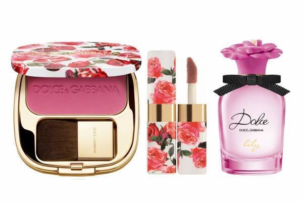 ドルチェ＆ガッバーナ ビューティ22年春コスメセット、“花モチーフ”の人気リップ・チーク・香水入り