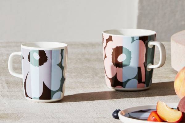 マリメッコ“春に芽吹く自然”着想の新作ホームアイテム、ウニッコ×ストライプの食器や植物柄ファブリック