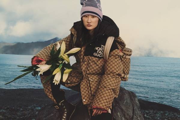 ザ・ノース・フェイス×グッチのコラボ第2弾【ウィメンズ編】GGパターンのダウンジャケットなど