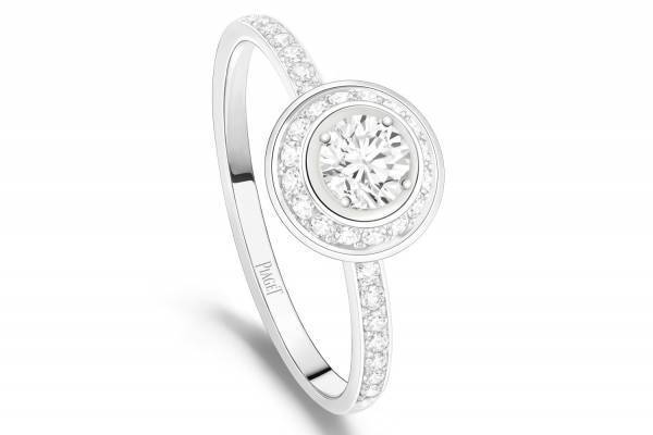 ピアジェ「ポセション」初のエンゲージメントリング、“回転リング”×ダイヤモンドのプラチナ製