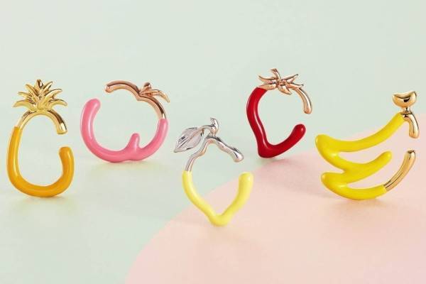 プラス ヴァンドーム"フルーツモチーフ"のイヤーカフから新作、バナナやピーチが仲間入り