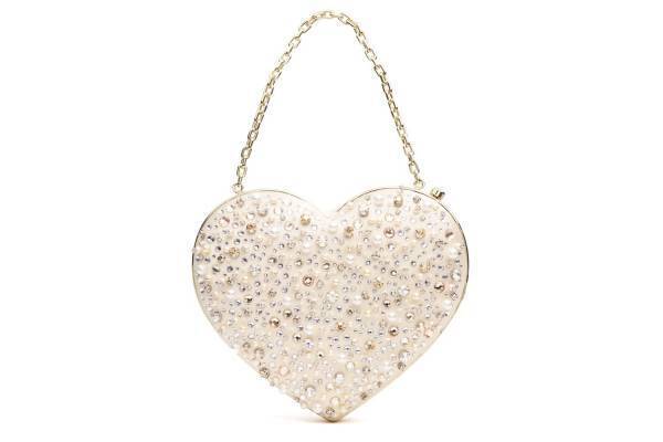 ケイト・スペードのブライダルアイテム、ビジューを飾ったハートクラッチバッグやジュエリーなど