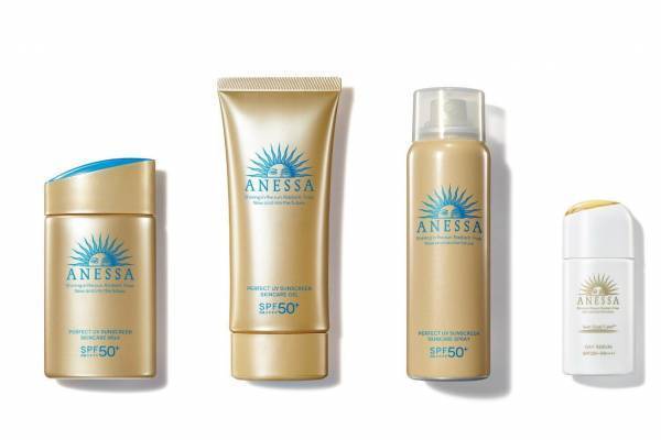 アネッサ2022年春のUVケア、太陽の光を変換してスキンケアする日中用乳液やジェル状日焼け止め