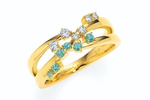 ニナ リッチ新作ジュエリー、“ネオンブルー”の宝石輝くリング&“香水瓶”着想のネックレス