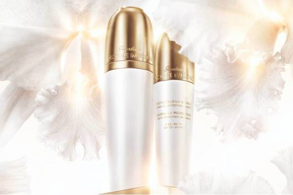 ゲラン2022年春コスメ、蘭生まれの「オーキデ アンペリアル」からブライトニングケアできる新UV