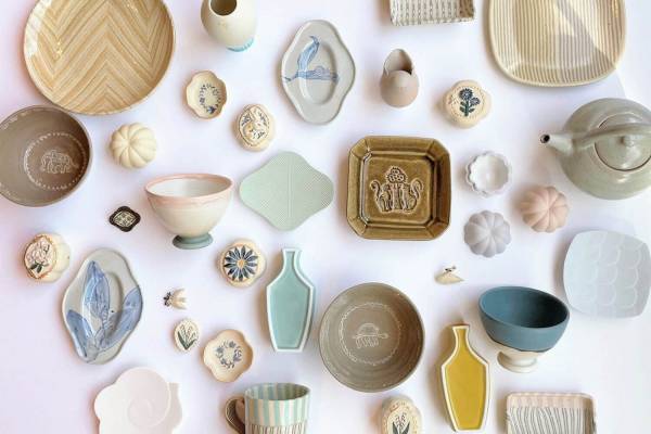 銀座 蔦屋書店で陶器フェア「春のうつわ展」春の暮らしを彩る、ボタニカル柄や動物モチーフの食器