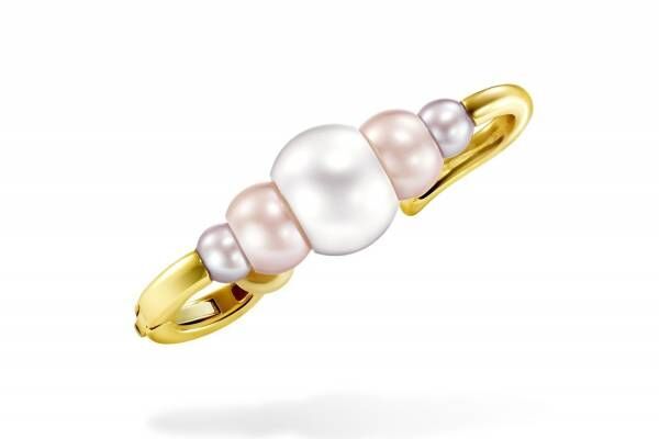 M/G TASAKIの新作ジュエリー「トリプル パール」“3色の真珠”が重なるリングやネックレス