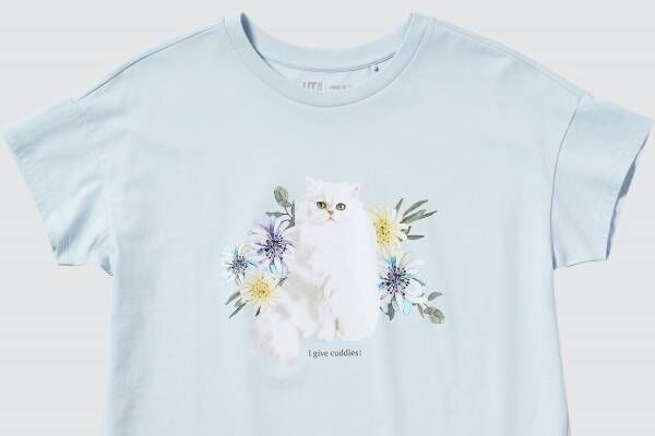 ユニクロ「UT」ポール &amp; ジョー22年春夏 - 猫＆花柄プリントのTシャツ、初インナーウェアも