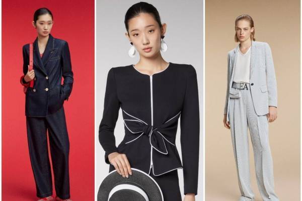 エンポリオ アルマーニ"デニム素材"やボタニカル柄のウィメンズセットアップ、22年春夏新作