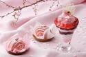 ホテルニューグランド「桜パフェ＆モンブラン」桜餡入りクリームや桜ソースなど和の甘みたっぷり