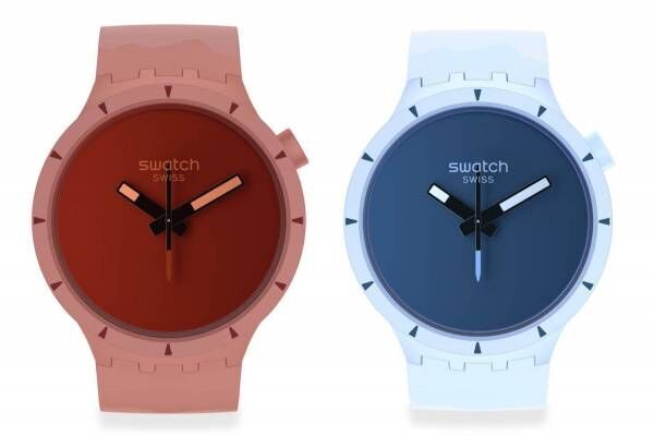 スウォッチからバイオ由来素材の腕時計「ビッグボールド バイオセラミック」新作、全5色のアースカラーで