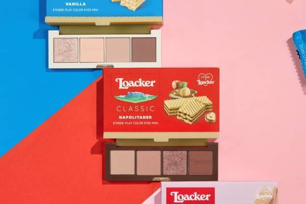 人気ウエハース「ロアカー」がコスメに？！甘いスイーツカラーのアイシャドウなど、エチュードから