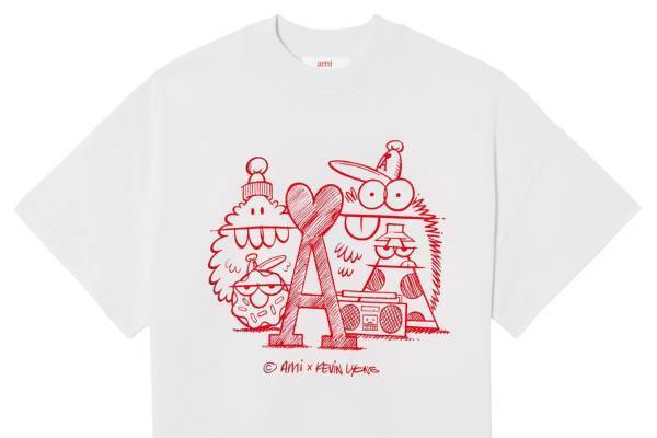 アミ パリス×ケヴィン・ライオンズ"小さなモンスター"を描いた限定Tシャツ、阪急うめだ本店で