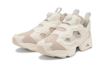 リーボック「インスタポンプフューリー」にカフェラテモチーフの新色、ベージュ＆ブラウン系のワントーンで