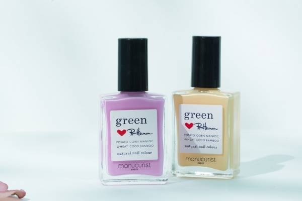 パリ発ヴィーガンネイル「マニキュリスト」×ロンハーマンの別注ネイル、“夜明け”着想の青みピンクなど