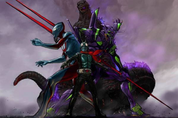 「シン・ジャパン・ヒーローズ・ユニバース」 庵野秀明『シン・』4作品による夢のコラボプロジェクト始動