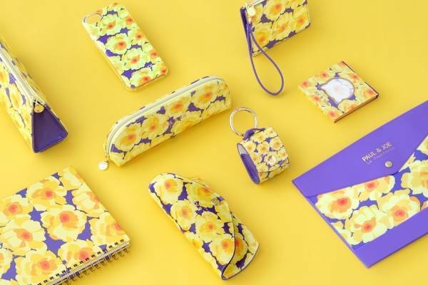 ポール & ジョー新作文具、猫柄＆黄色のバラを描いたノートやiPhoneケースなど