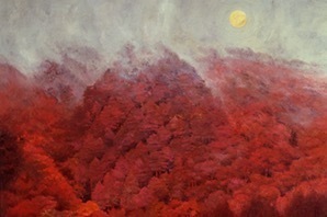 特別展「生誕110周年 奥田元宋と日展の巨匠」山種美術館で、“元宋の赤”が際立つ風景画などを展示