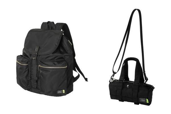 X-girlとポーターのコラボバックパック＆ミニボストン、裏地にレオパード柄をプリント