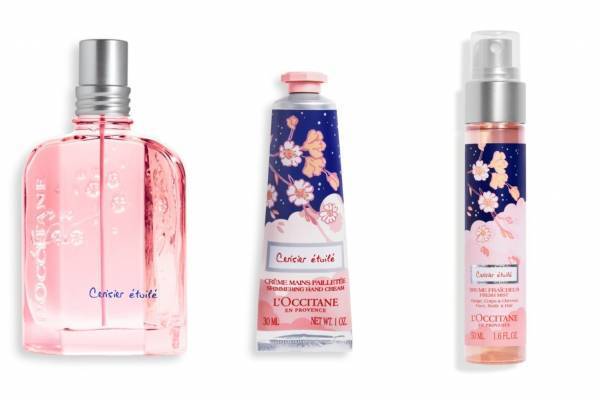 ロクシタン22年春限定サクラの香り「サクラサボン」“朝の桜”着想の香水＆ハンドクリームなど