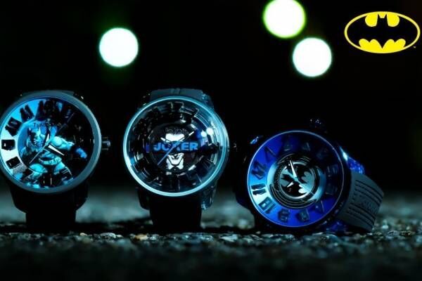 テンデンス「バットマン」コラボウォッチ、バットシグナルの“光る腕時計”や限定ジョーカーモデル
