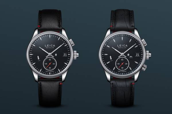 ライカ初の腕時計 - シャッターのように押し込むリューズなど、カメラやレンズから着想
