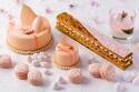 グランド ハイアット 東京の桜スイーツ、“抹茶香る”新作ケーキ＆“桜模様”のピンクマカロン