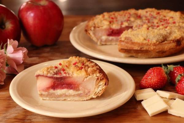 グラニースミス“苺×ホワイトチョコ”アップルパイ、ホワイトデー限定で