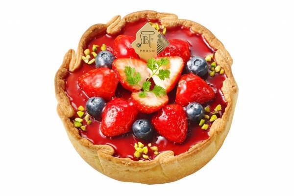 パブロ春限定チーズタルト、フレッシュいちご×濃厚ピスタチオカスタードクリーム