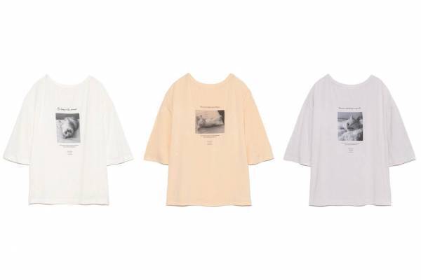 スナイデル ホーム“猫モチーフ”のルームウェア、ネコフォトTシャツ＆ネコ柄ロングパンツなど