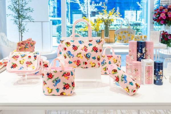 フェイラー新作“森の仲間たち×ペールピンク”のバッグ＆“ベア”モチーフのステンレスボトル