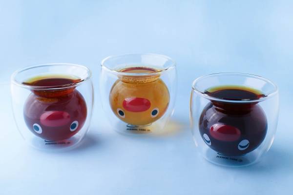 “ピングーの顔が現れる”新作ダブルウォールグラス、真顔＆ニコッと顔など全3種