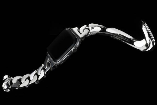 コアジュエルスのアップルウォッチ専用ブレスレット、チェーンブレスレット「FLC」がモデル